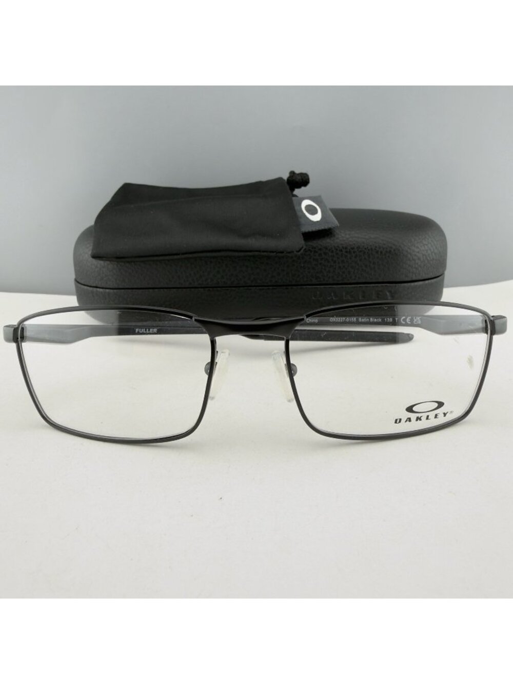 Oakley Eyeglasses OX3227-0155 Fuller Satin Black Metal 55-17-139 Demo